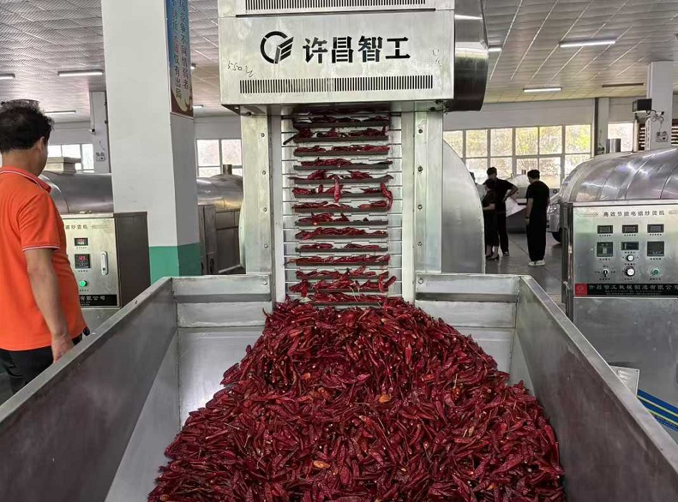 电磁流水线炒货机